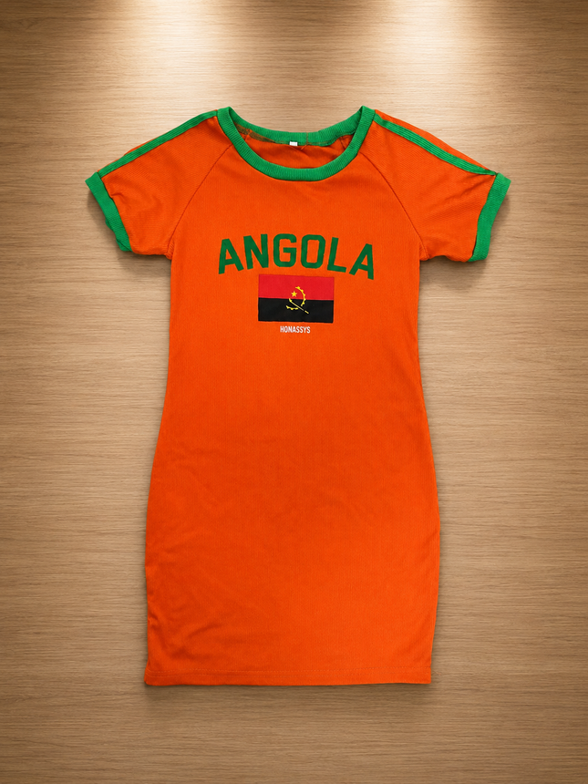 Vestido Colado - Angola/ Tamanho Único