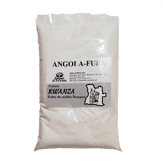 Fuba de milho branco