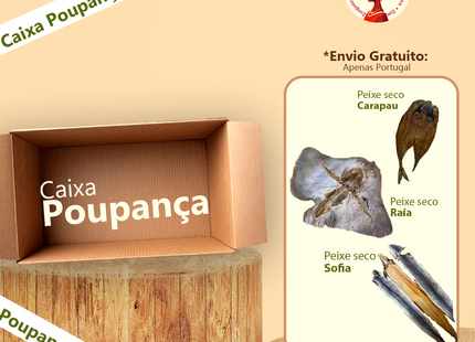 Caixa Poupança - Peixes Seco