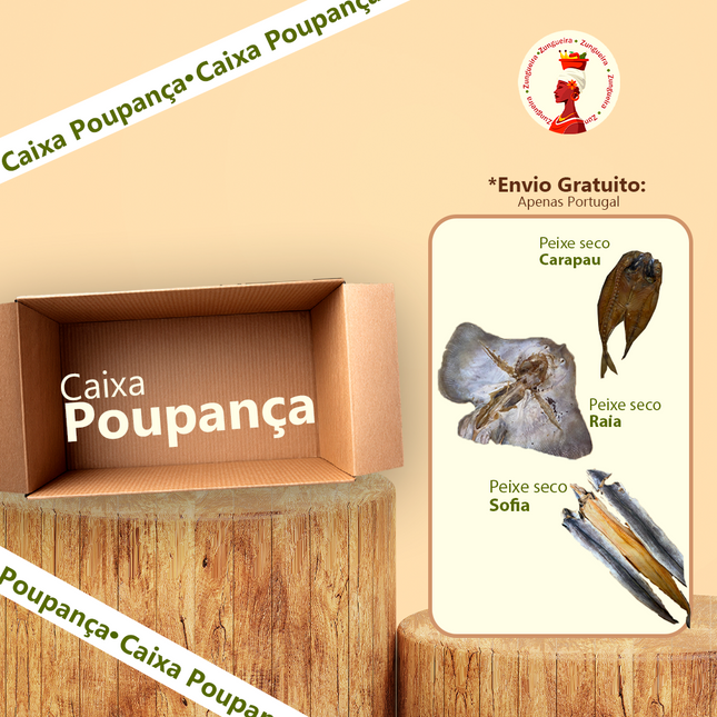 Caixa Poupança - Peixes Seco
